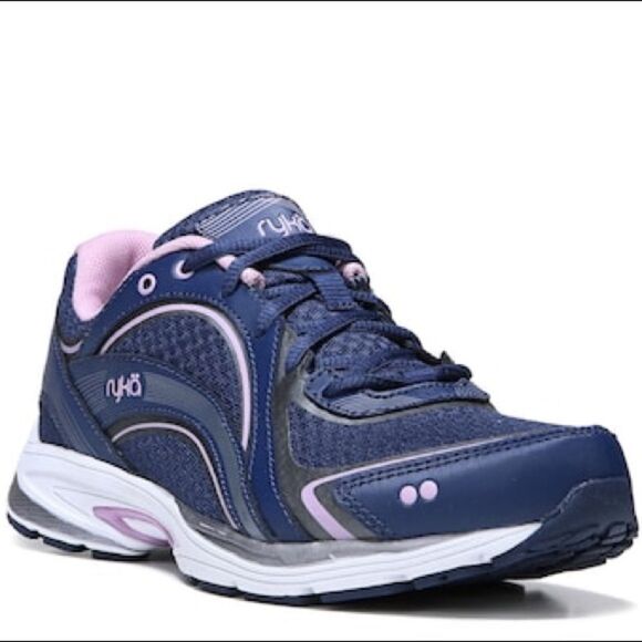 Ryka Navy & Lilac Sky Walk Walking Shoes - Size 7 - Picture 2 of 16